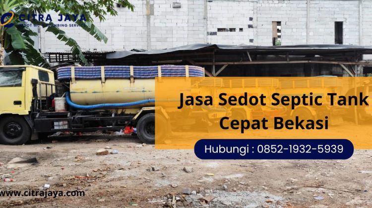 Jasa Sedot Septic Tank Cepat Bekasi