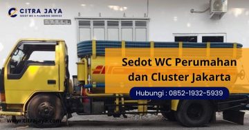 Sedot WC Perumahan dan Cluster Jakarta