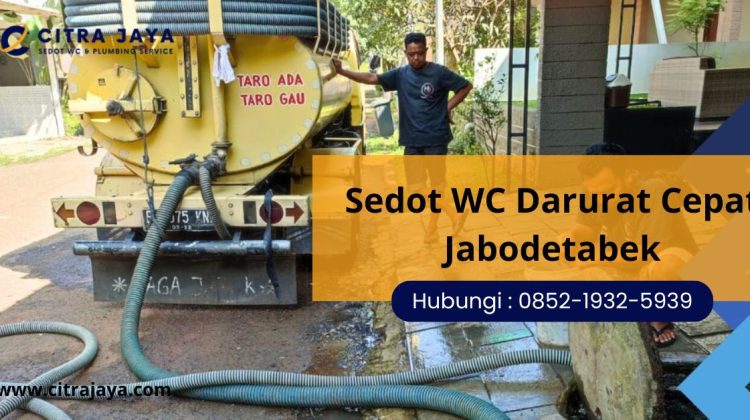 Sedot WC Resmi dan Bergaransi Jakarta