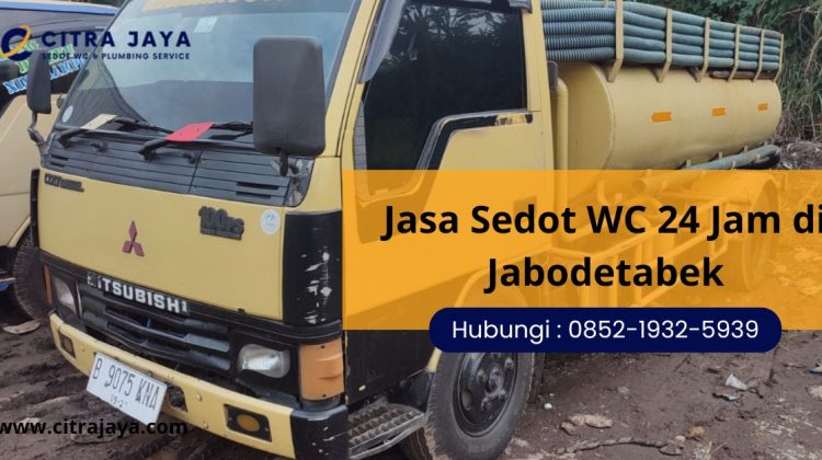 Jasa Sedot WC 24 Jam di Jabodetabek
