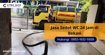 Jasa Sedot WC 24 Jam di Bekasi